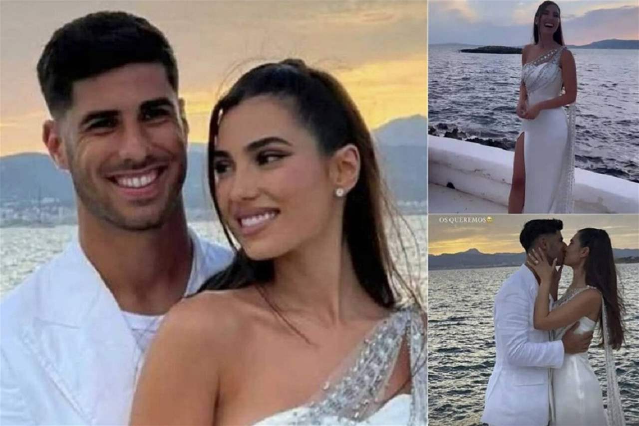 صور - حفل زفاف ماركو أسينسيو وصديقته ساندرا