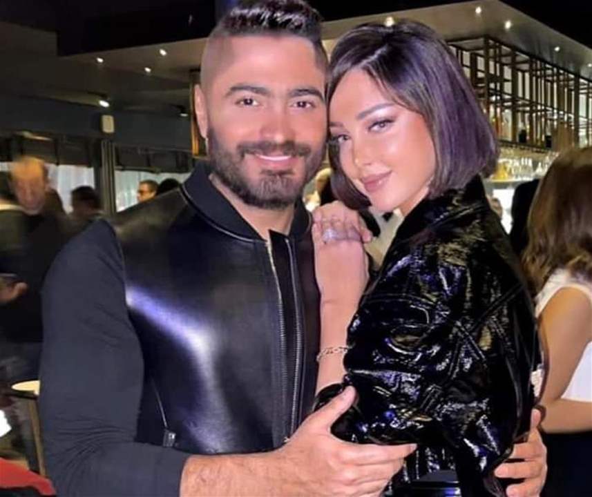 تامر حسني يستذكر بسمة بوسيل عند وصوله إلى بيروت.. هذا ما قاله 