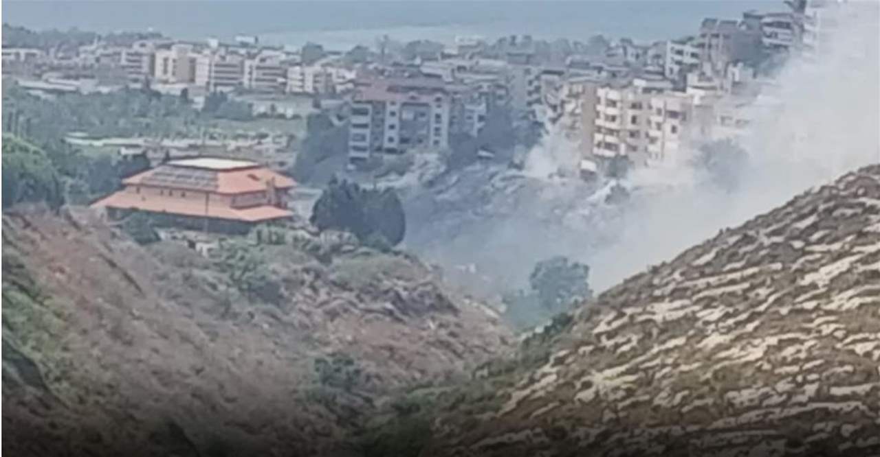 حريق كبير في منطقة الشرحبيل - صيدا وفرق الإطفاء تعمل على إخماده 