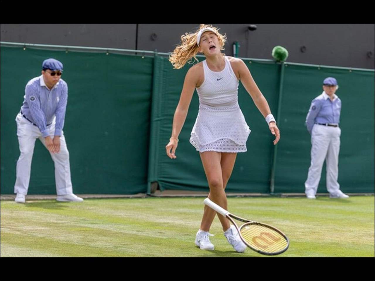 فيديو - أكبر عقوبة في ويمبلدون للاعبة روسيّة عمرها 16 سنة !!