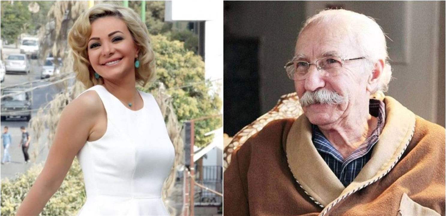 فيديو نادر  وطريف لـ نادين تحسين بيك وهي طـفلة الى جانب والدها حسام تحسين بيك 