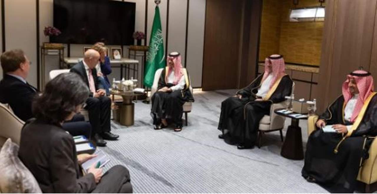 "واس": وزير الخارجية السعودي استقبل لودريان في جدة وناقشا تطورات الملف اللبناني
