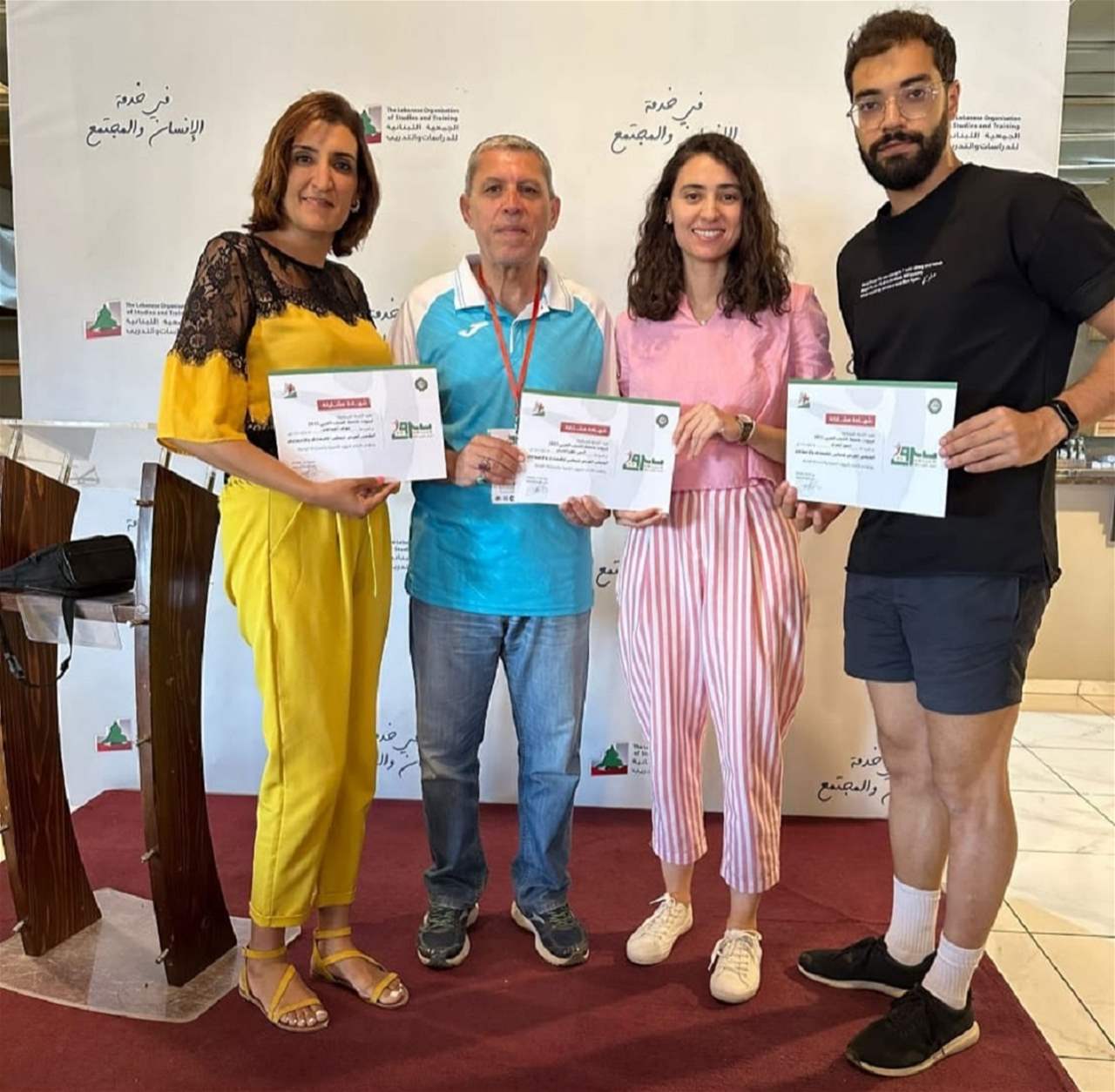 المُلتقى العربي للتمكين الاقتصادي والاجتماعي: توزيع شهادات على 60 مشاركاً