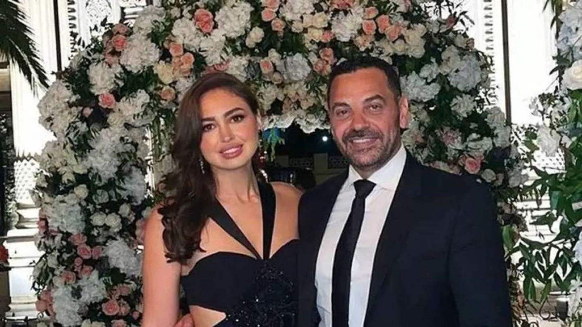 طارق العريان برسالة رومانسية لـ نيكول سعفان في ذكرى زواجهما