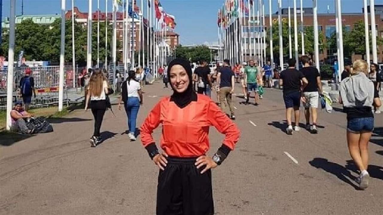 الفلسطينية هبة سعدية تدخل تاريخ كرة القدم