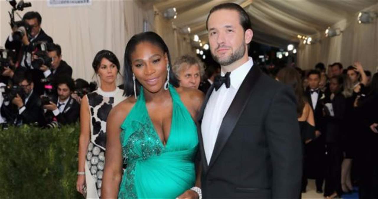 زوج سيرينا ويليامز يكشف عن جنس مولودهما المنتظر بطريقة غريبة