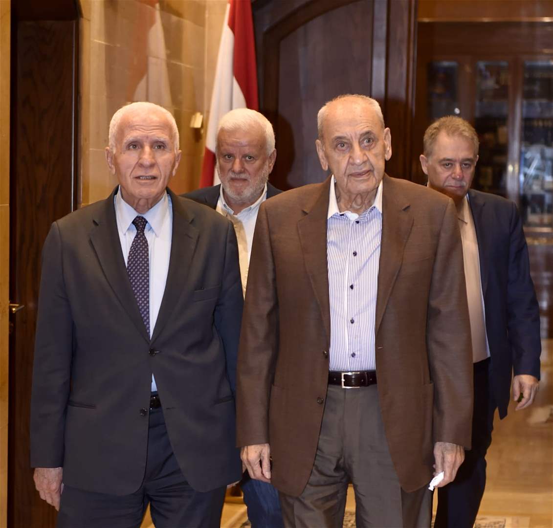  عضو اللجنة المركزية في حركة فتح عزام الأحمد من عين التينة : نحن لا نريد الا الحقيقة وأن يتولى القضاء اللبناني محاسبة كل من خرج على القانون في عين الحلوة