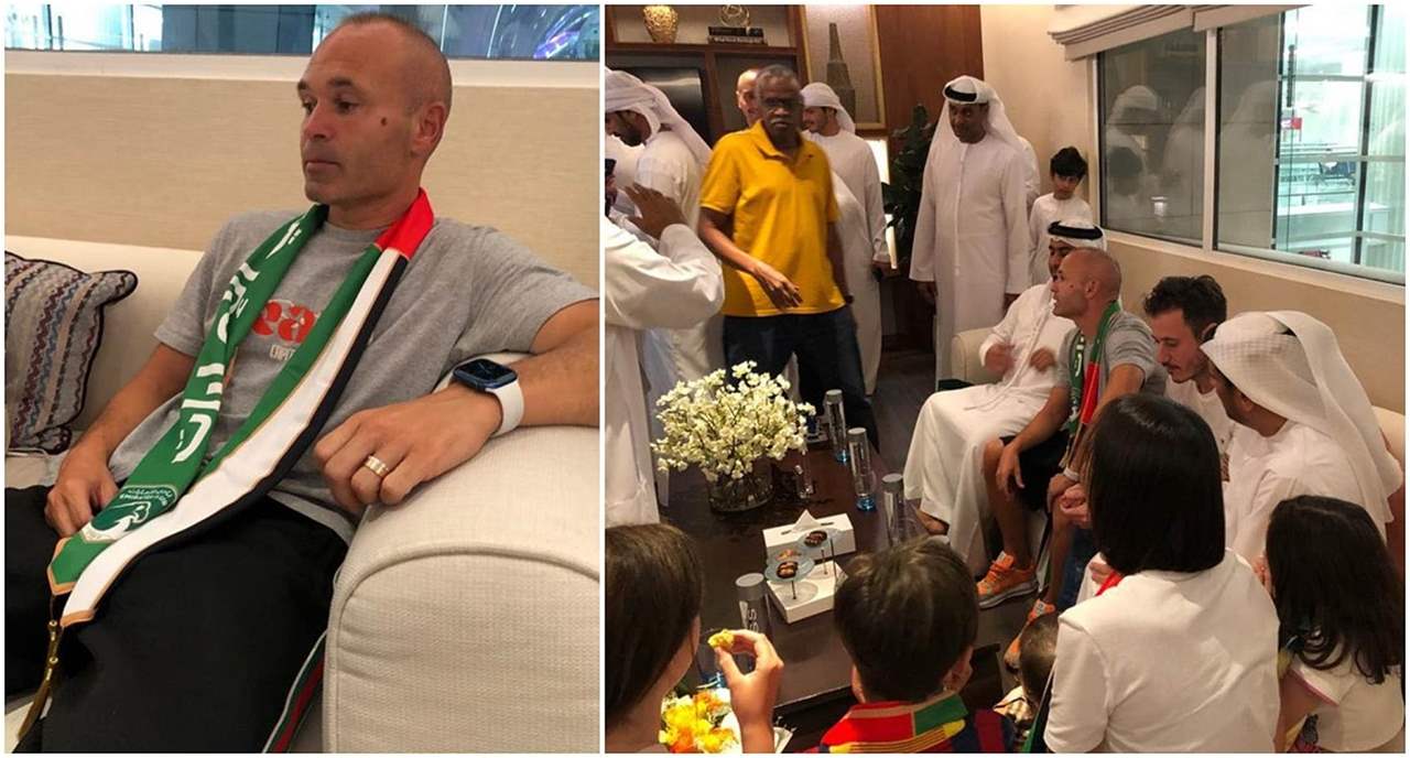 فيديو - إينييستا يخوض مباراته الاولى الليلة مع فريقه الجديد