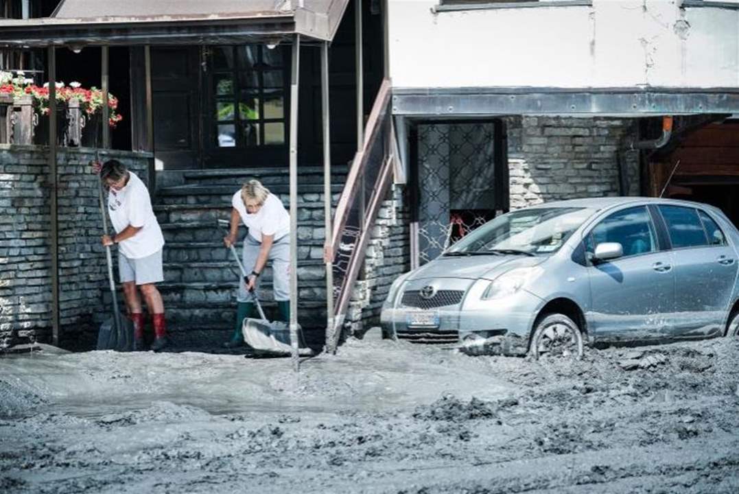بالفيديو - طوفان من الطين يثير الذعر في شوارع باردونيكيا الإيطالية