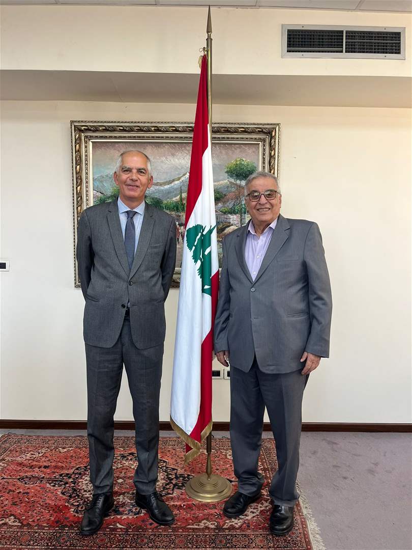 بو حبيب استقبل القائم بالأعمال الفرنسي في زيارة تعارف