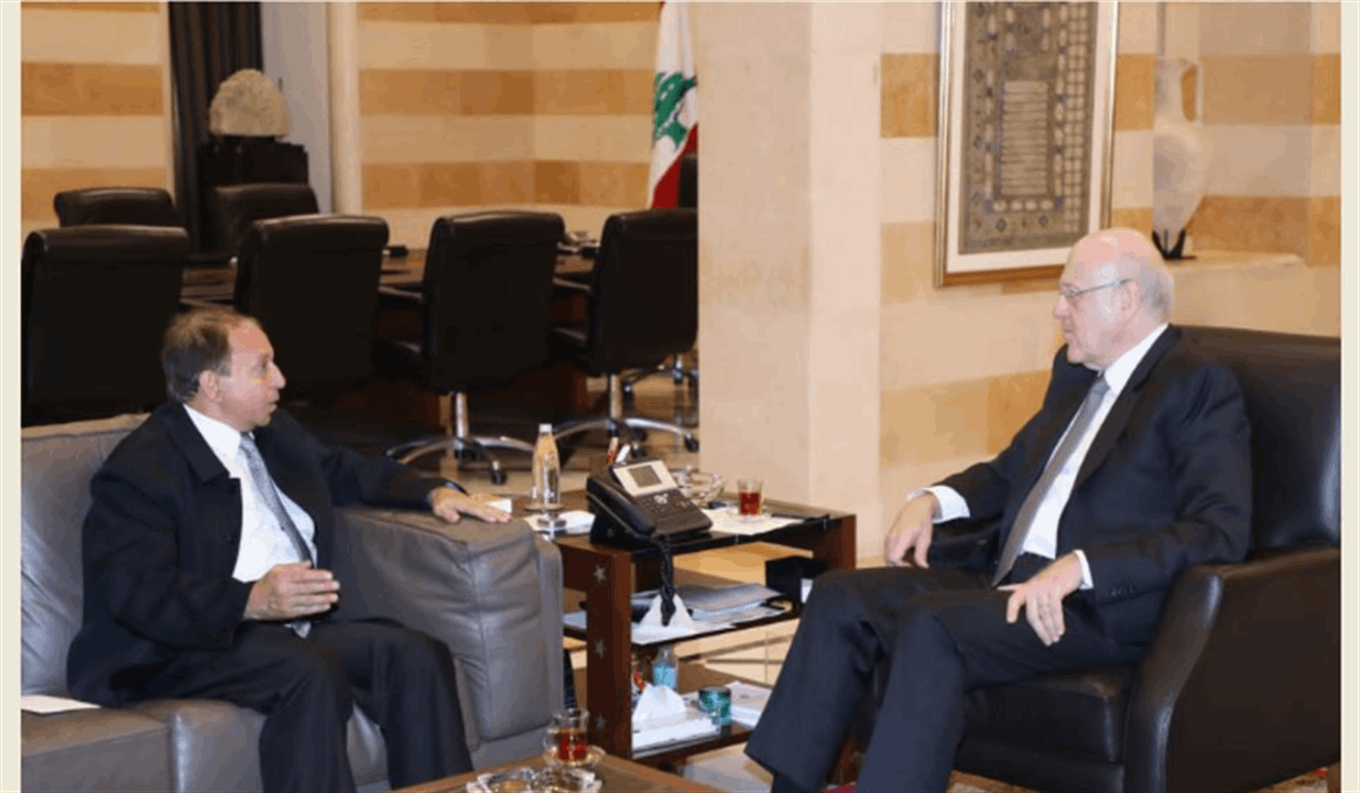  ميقاتي استقبل شرف الدين ورئيس الهيئة الوطنية لمكافحة الفساد