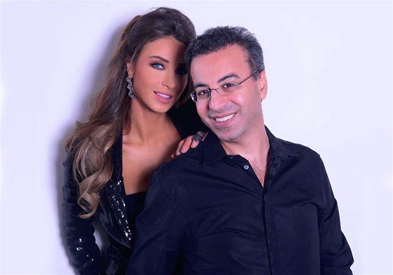 اول ظهور واضح لابنة انابيلا هلال و نادر صعب