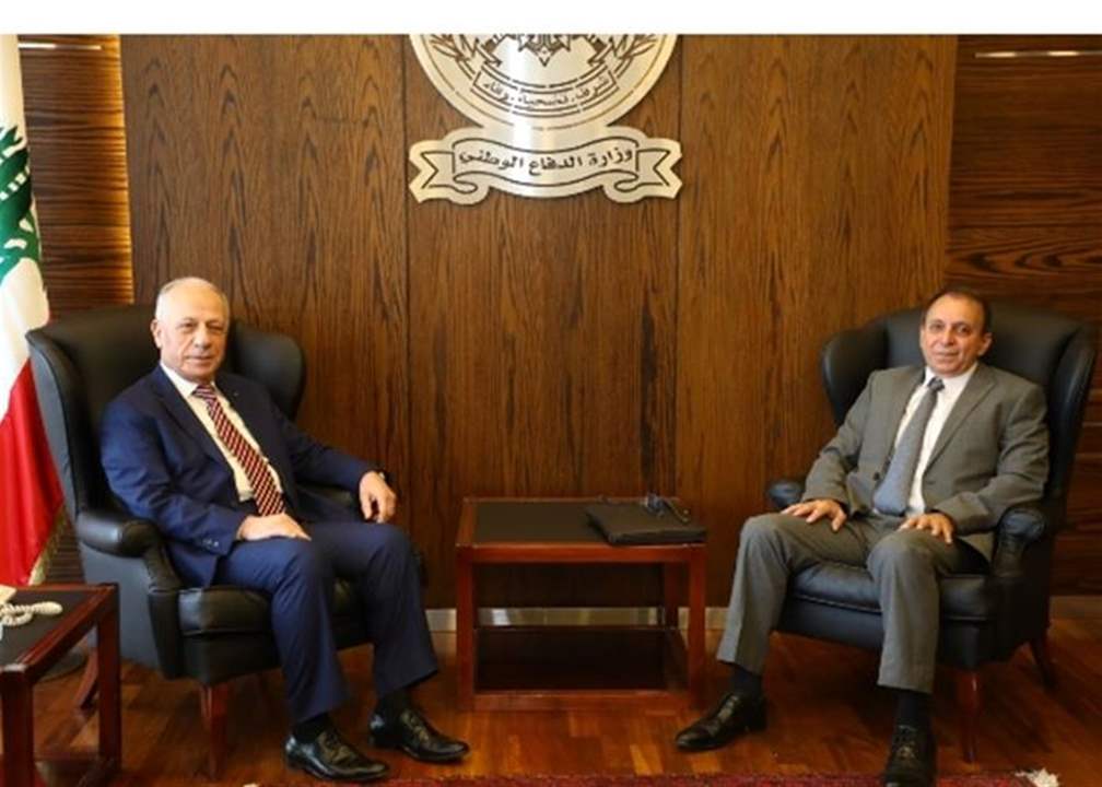 وزير الدفاع التقى وزير المهجرين وملف النزوح السوري كان حاضراً 