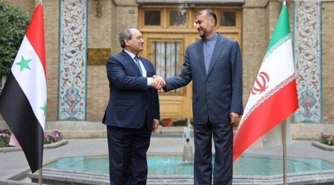 وزير الخارجية الايراني في مؤتمر صحافي مع نظيره السوري: أجرينا مباحثات جيدة جداً بشأن القضايا الثنائية والدولية