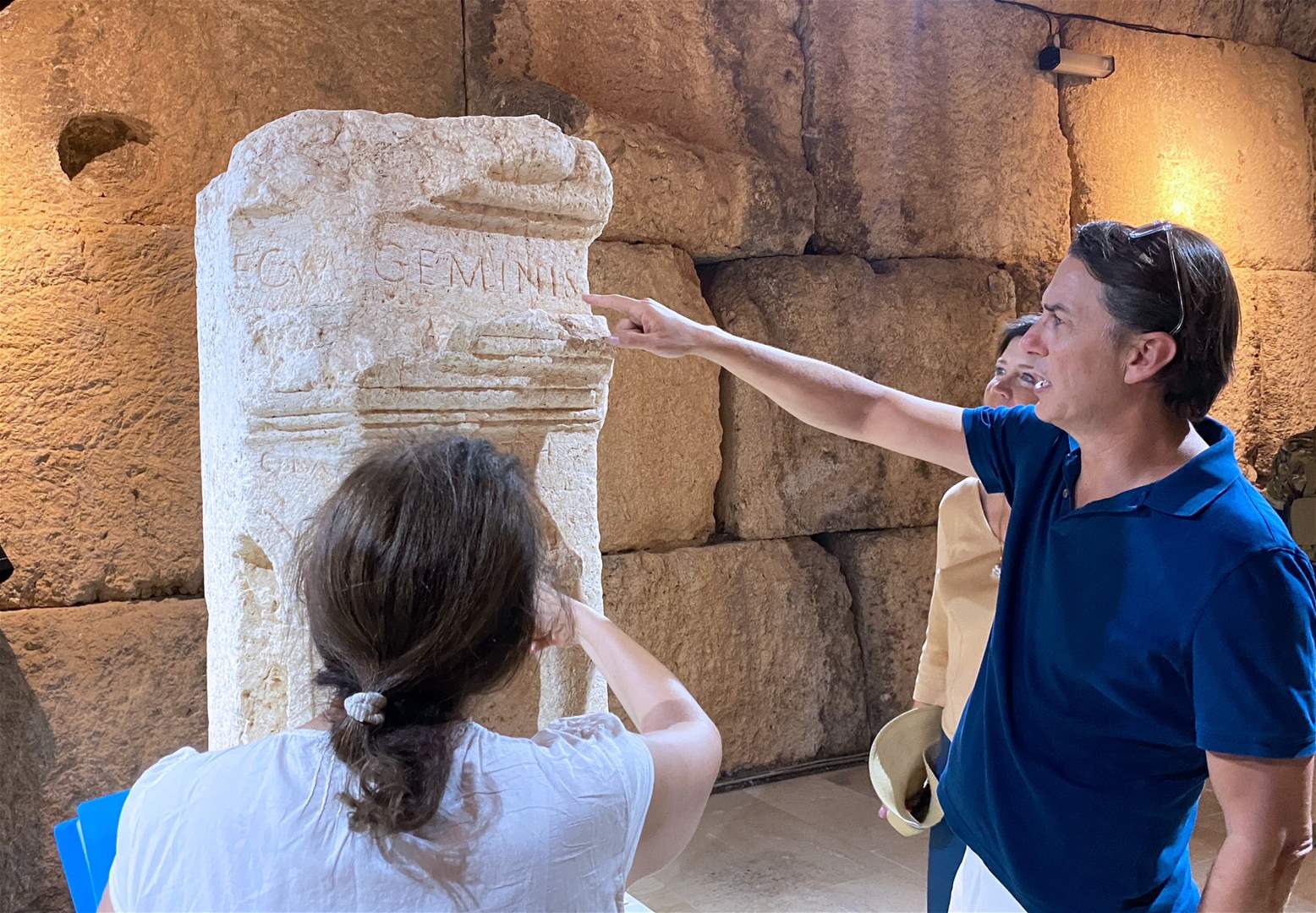 بالصور - هوكشتاين يقصد معالم بعلبك السياحية 