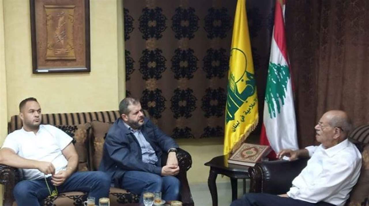 مسؤول قطاع صيدا في "حزب الله" عرض مع  عضو المجلس الفلسطيني السابق لمستجدات الأوضاع 