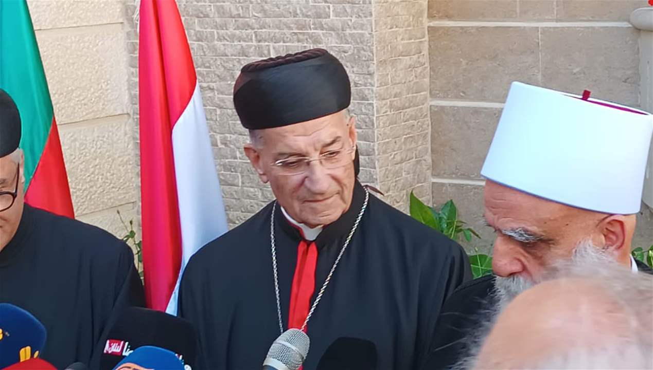 الراعي من شانيه في مستهل جولته بالجبل: الحياد الايجابي من صميم لبنان وهويته