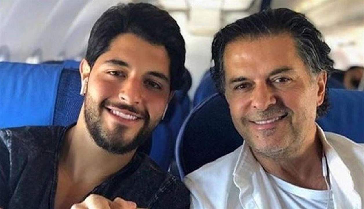 خالد علامة يشارك لقطات مؤثرة مع والده راغب علامة