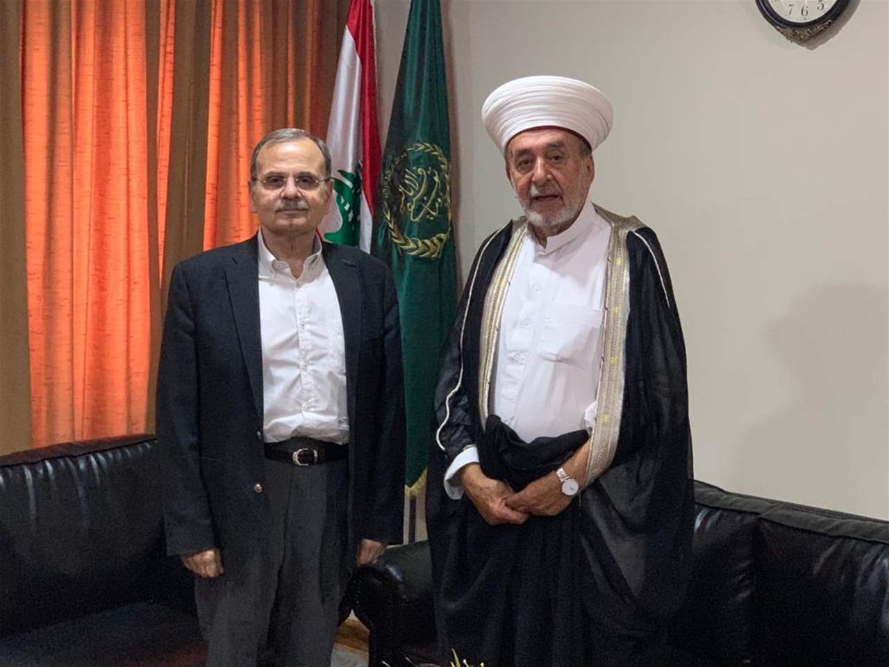 البزري بحث والمفتي سوسان في الوضع الأمني في صيدا وعين الحلوة