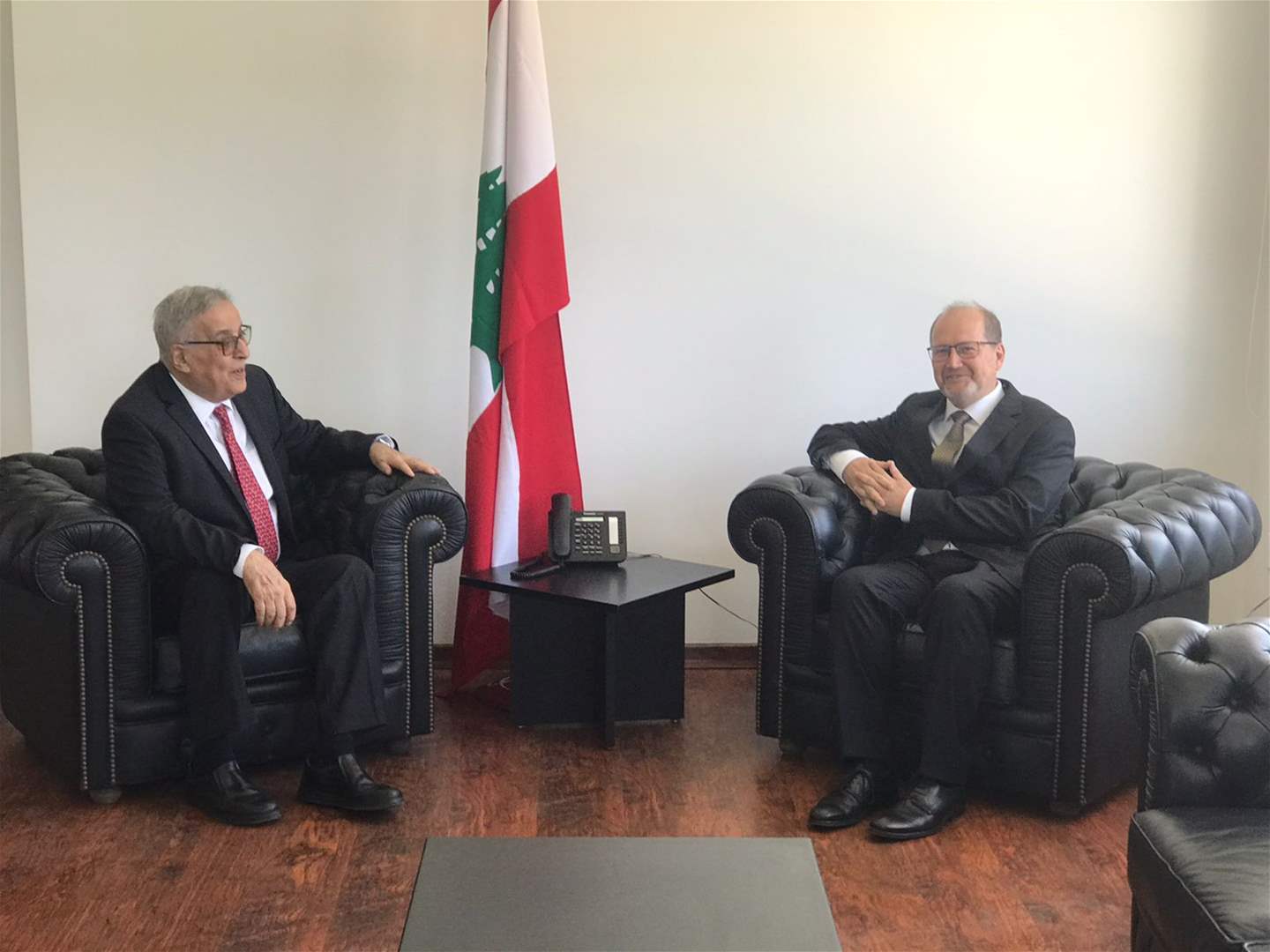 وزير الخارجية التقى سفير النمسا