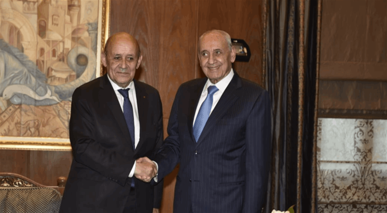 البناء: لودريان يسعى لإقناع القوى السياسية بتلبية مبادرة بري 