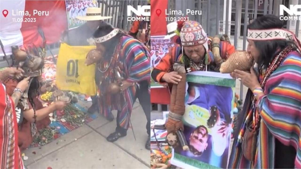 فيديو - كهنة "الشامان" نصبوا مذبحاً وأعدّوا سحراً لمواجهة نيمار !!