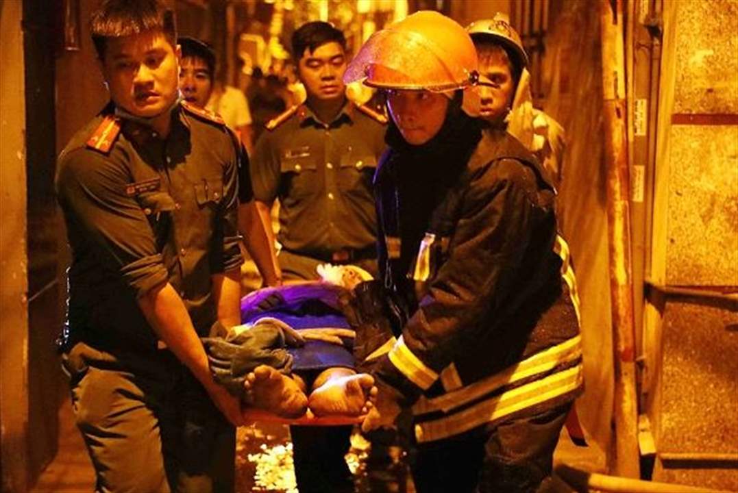حريق في مبنى سكني بالعاصمة الفيتنامية يوقع 56 قتيلاً 