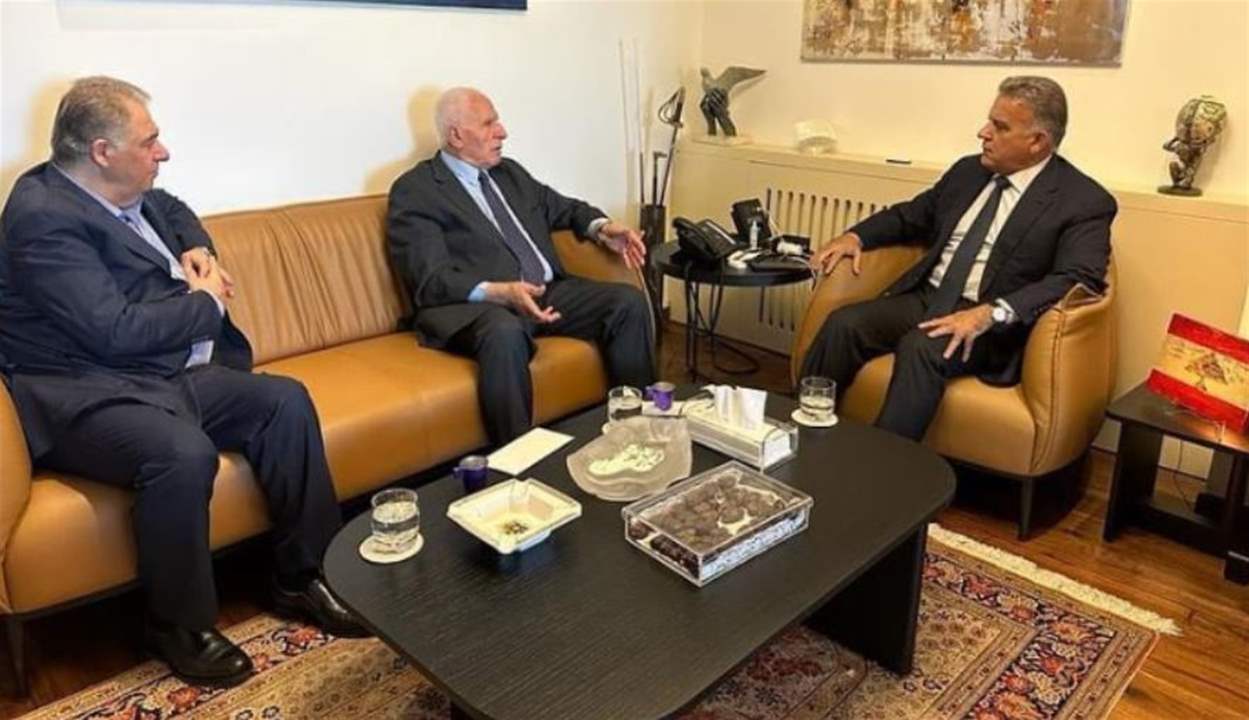 عزام الأحمد زار اللواء ابراهيم واتفاق على إنقاذ عين الحلوة 