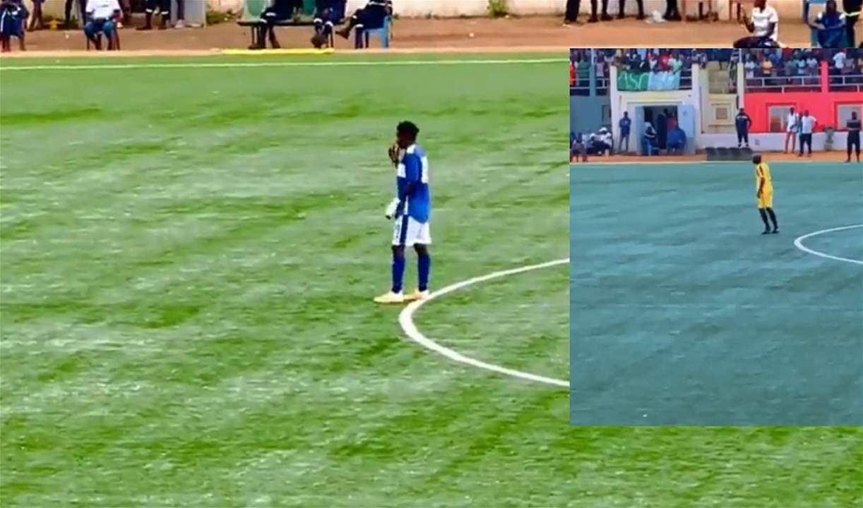فيديو - أراد تسديد ركلة جزاء فركض من منتصف الملعب !!