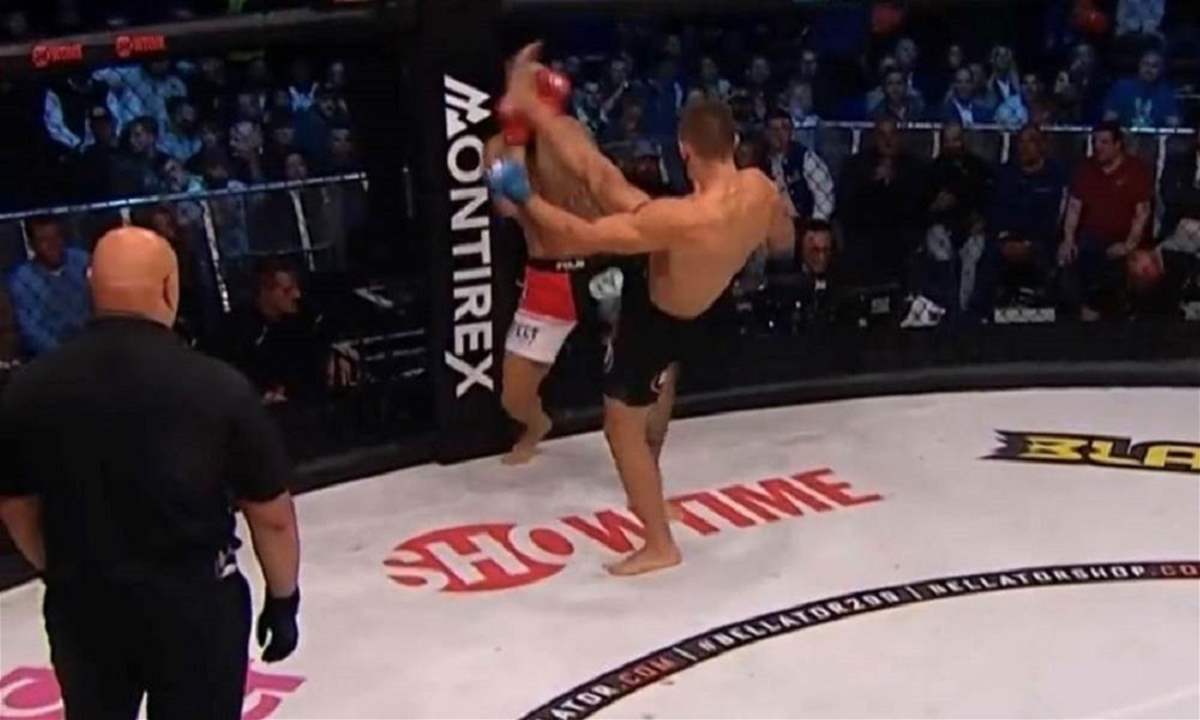 فيديو - أسقطه وهزمه بعد دقيقة و51 ثانية فقط