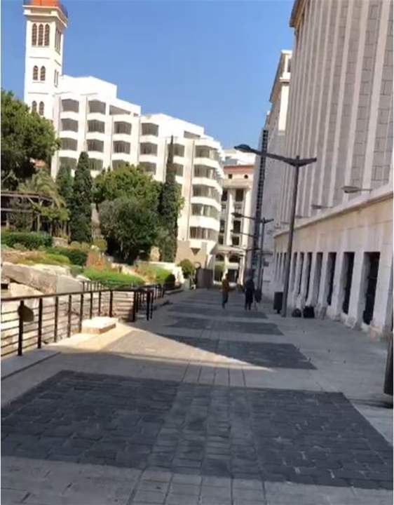 بالفيديو - موقع الاحتفال باليوم الوطني السعودي في بيروت بعد اعادة ترتيبه عقب انتهاء الحفل 