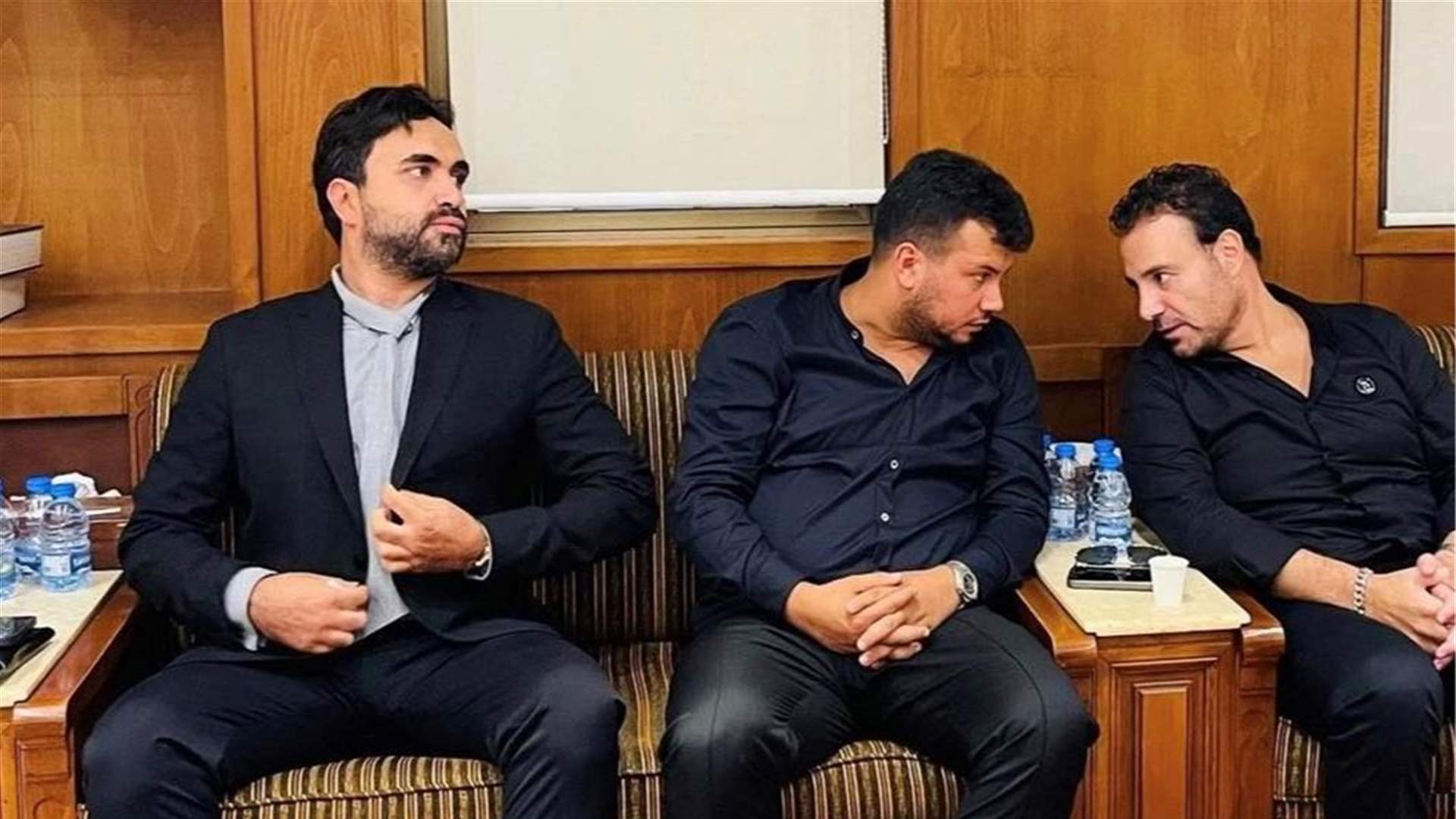 عاصي الحلاني و ملحم زين و معين شريف و نادر الاتات وغيرهم يعزون وديع الشيخ بوفاة والده