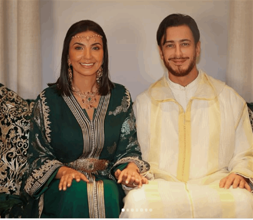 سعد لمجرد وزوجته غيثة العلاكي يحتفلان بذكرى زواجهما الاولى وصور رومانسية تجمعهما