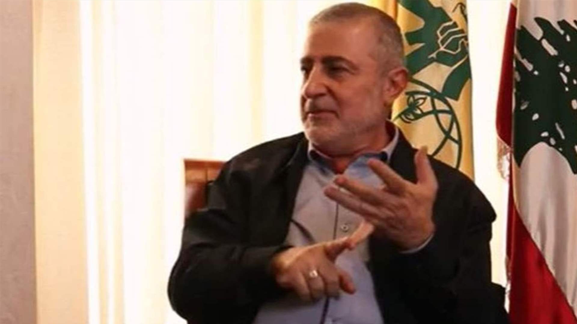 وفيق صفا لوكالة "تسنيم":  اللقاء مع قائد الجيش ليس له منحى سياسي