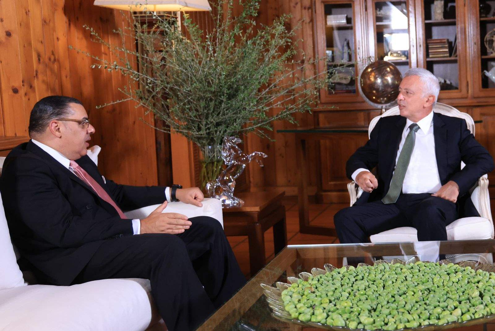 السفير المصري ياسر علوي بحث مع فرنجية وابو فاعور التطورات السياسية وسبل تجاوز حالة الانسداد السياسي وإنهاء الفراغ الرئاسي