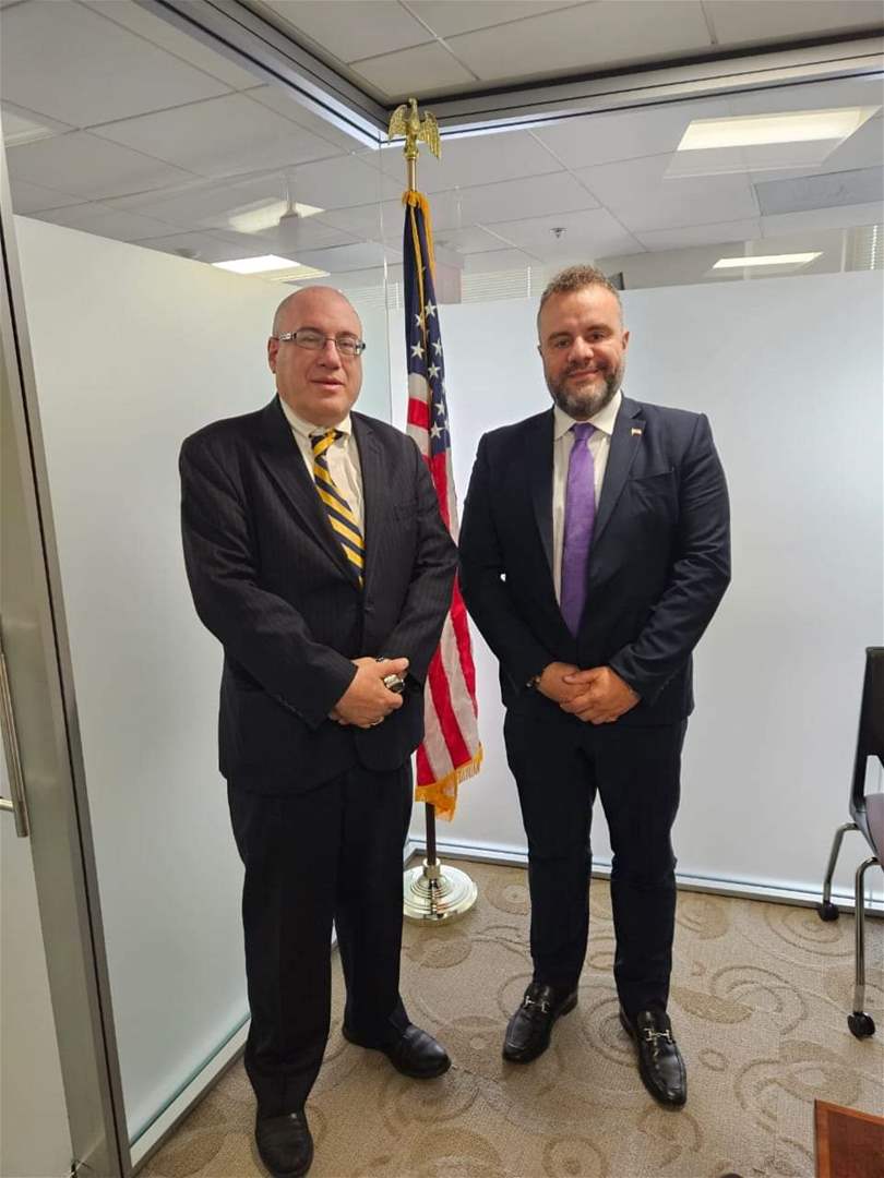 النائب أديب عبد المسيح يختتم جولة واشنطن بلقاء غولدريتش