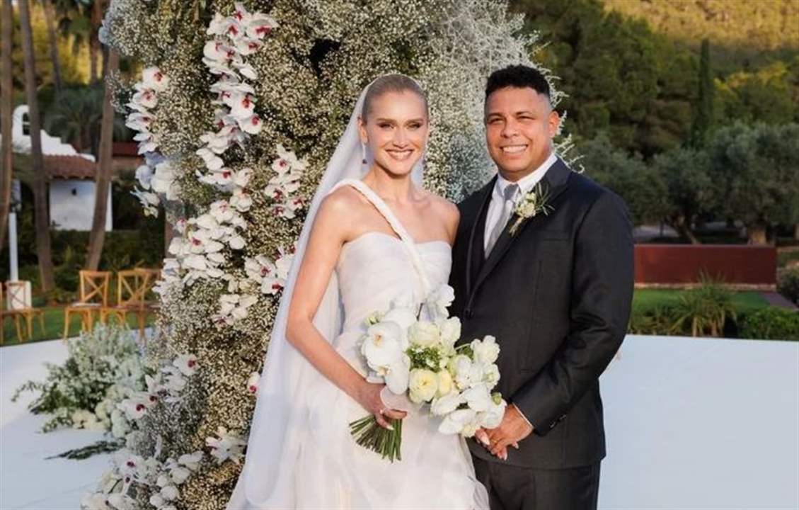 لقطات من زفاف رونالدو و سيلينا لوكاس والجمهور يعلق على فارق العمر بينهما