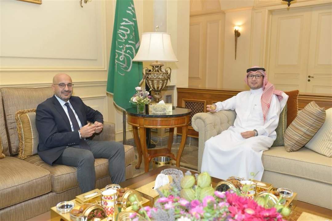 السفير السعودي وليد بخاري يستقبل وزير البيئة اللبناني
