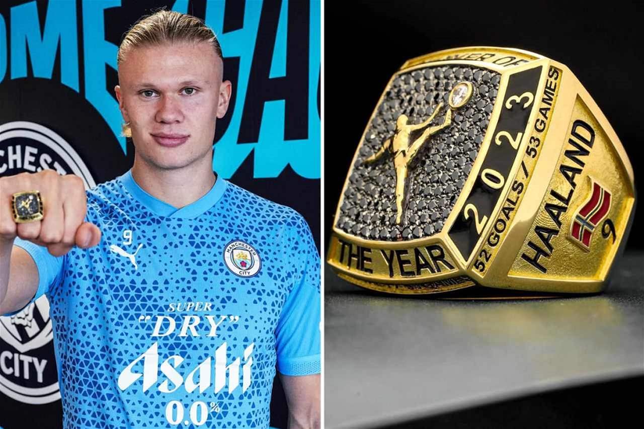 إيرلينج هالاند ينال جائزة فريدة .. خاتم شخصي محفور