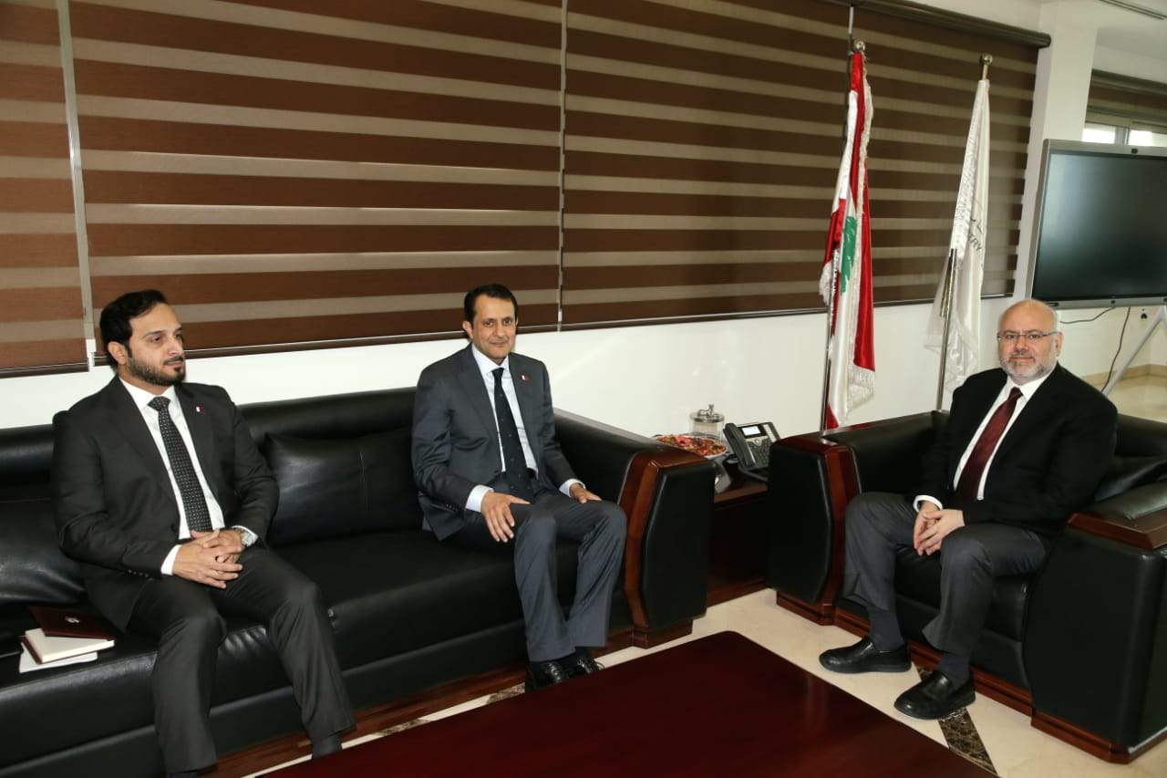 السفير القطري إجتمع مع وزير الصحة في زيارة تعارفية.. وبحث في الدعم القطري للبنان 