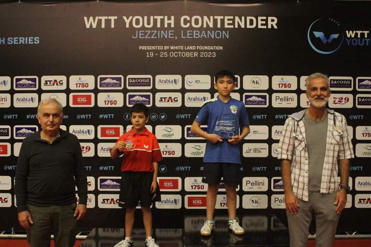 اختتام الدورة الدولية الثانية في كرة الطاولة للذكور في جزّين