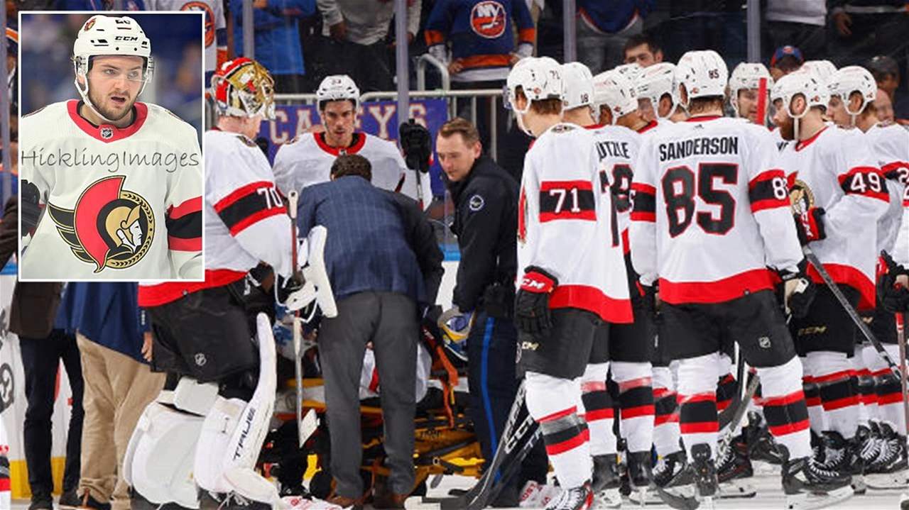 فيديو - رعب في NHL: ارتطمت مؤخرة رأسه بالجدار والأرض