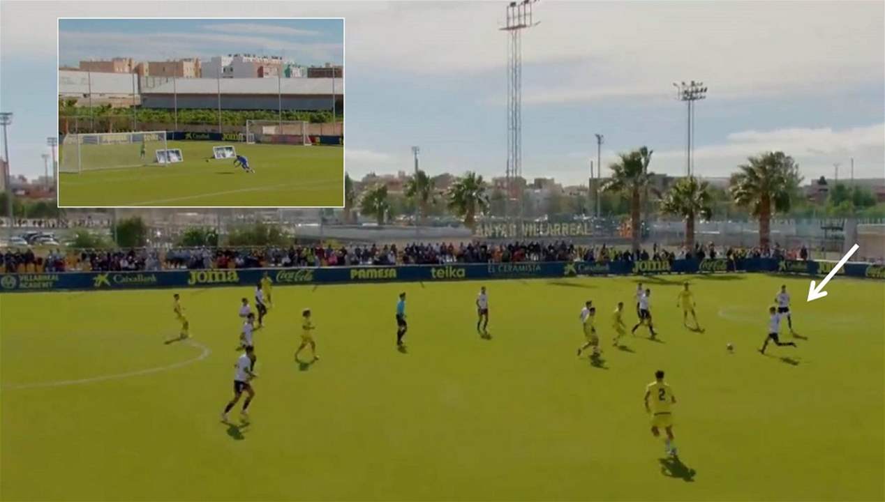 فيديو - هدف "شاب" من مسافة خيالية  