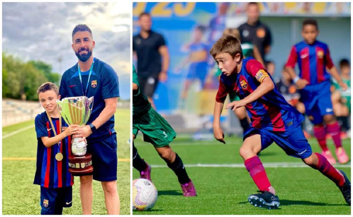 فيديو - "طفل لاماسيا" يُذهل الجميع بمواهبه ومهاراته مع قارنته بميسي