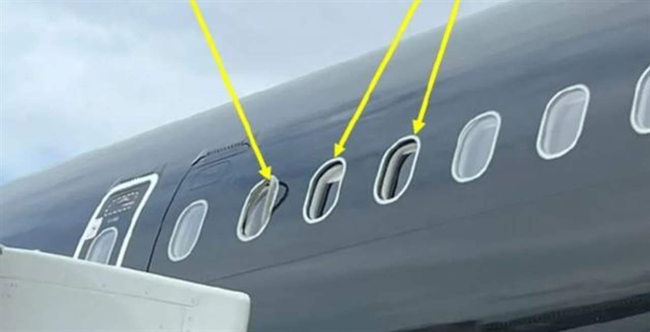 "3 نوافذ غير موجودة".. اكتشاف خطير في طائرة بعد إقلاعها 