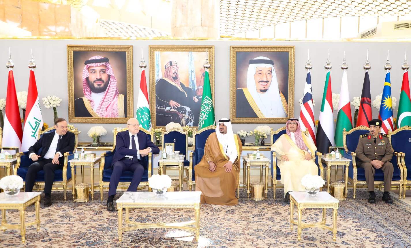  ميقاتي يصل الى السعودية للمشاركة في "القمة العربية الاسلامية المشتركة غير العادية" 