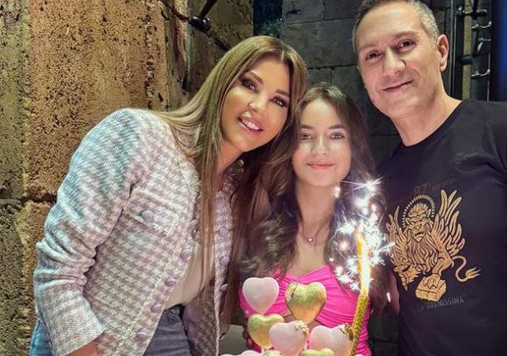 كارلا حداد وطوني أبو جودة يحتفلان بعيد ميلاد ابنتهما ليا 