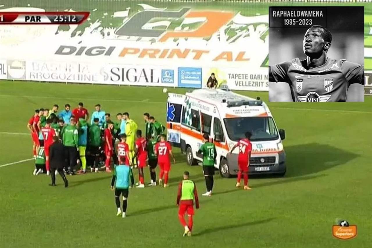فيديو - لحظة انهيار اللاعب ووفاته على أرض الملعب