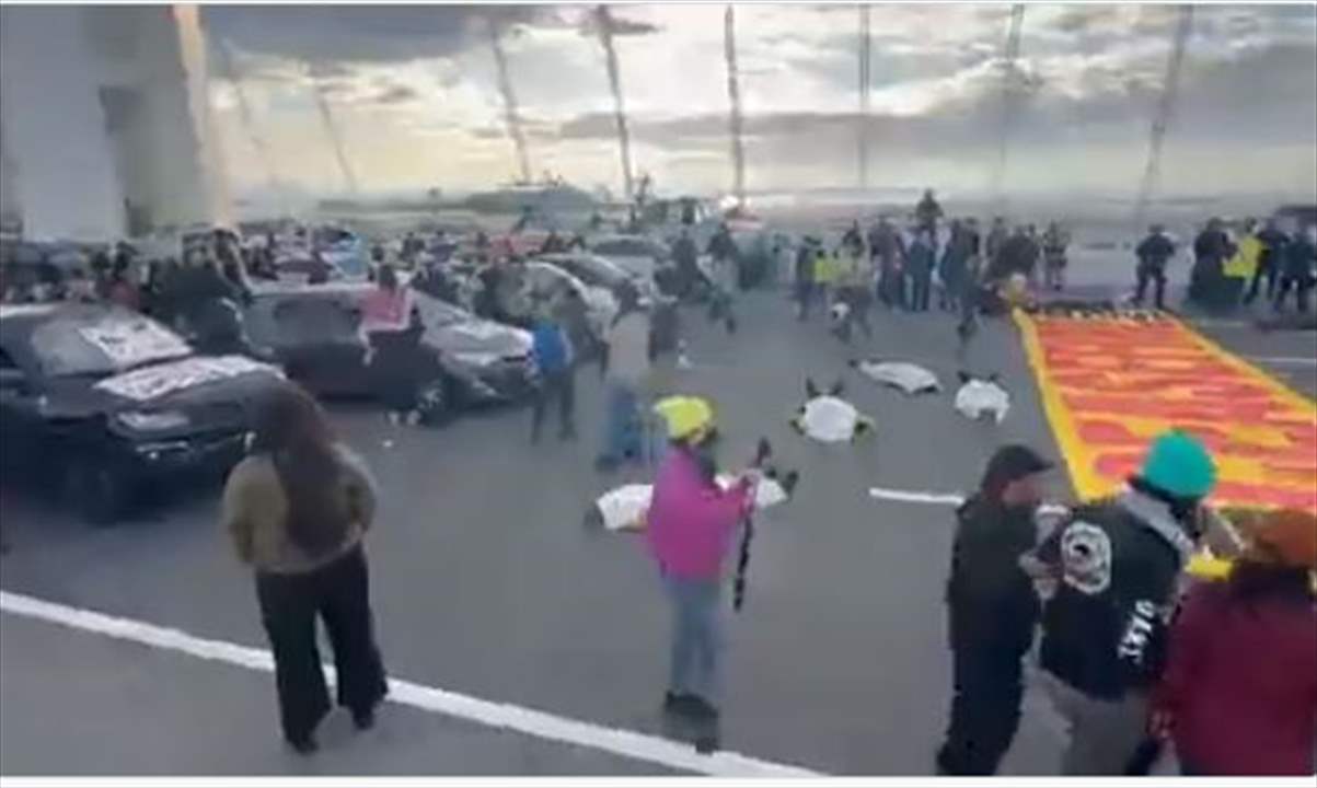 بالفيديو - متظاهرون أميركيون يغلقون جسر خليج سان فرانسيسكو  مطالبين بوقف إطلاق النار في غــزة
