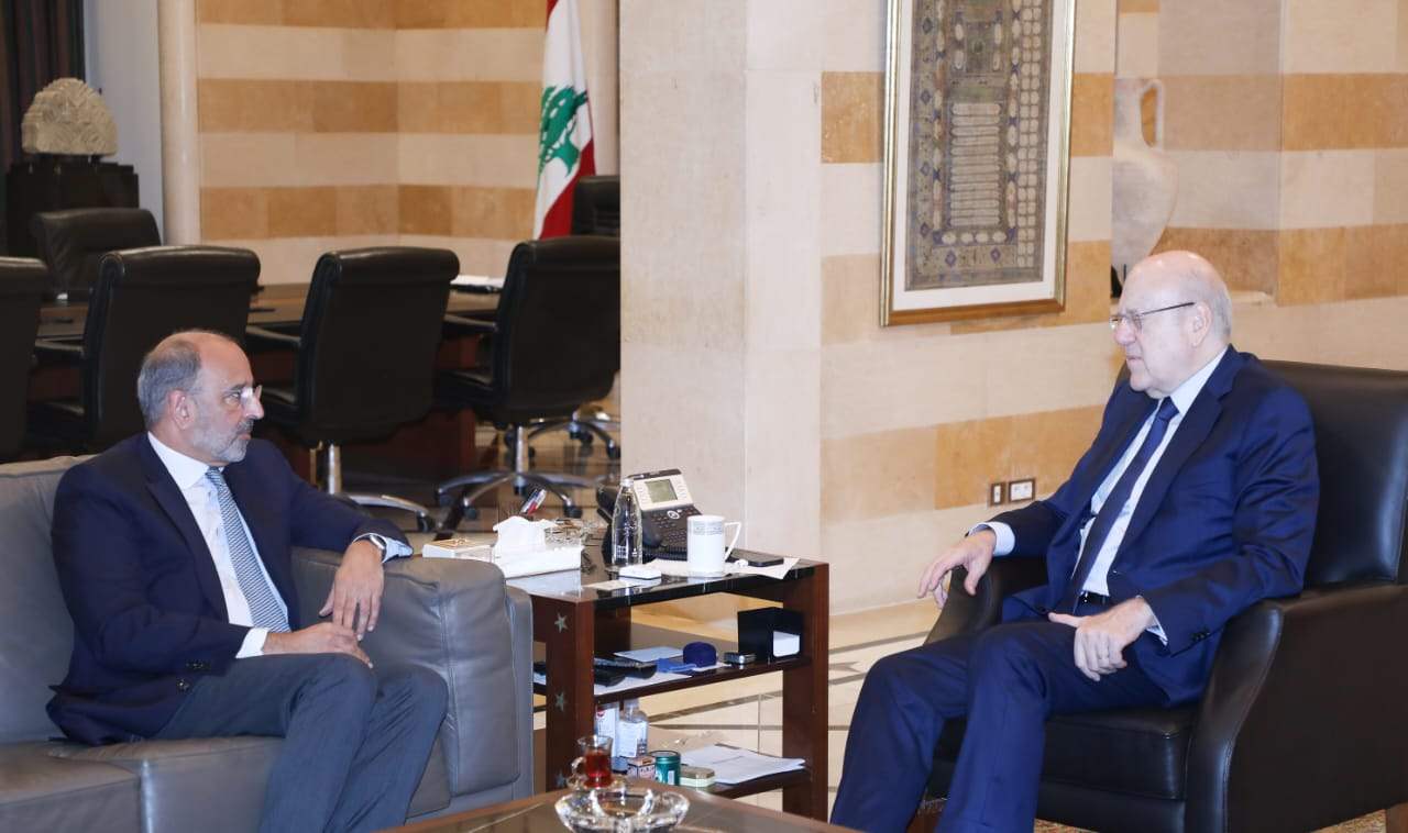  سلسلة إستقبالات لميقاتي في السرايا.. وهذا ما تم عرضه